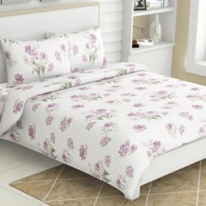 Double Bed Floral Bedsheet