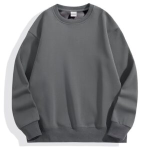 grey sweatshirt