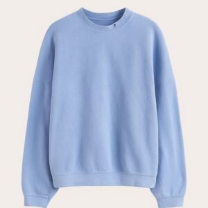 soft blue sweatshirt
